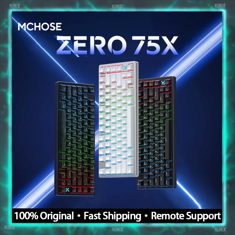 MCHOSE ZERO75X Gaming Keyboard TTC Magnetic Switch Customized Special for E-Sport Hot Swappable Support0.01mm RT 8K Polling Rate