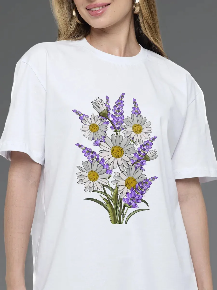 

Женская футболка с короткими рукавами и принтом размера PLUS, свободная и повседневная, мягкая, удобная и дышащая, для занятий спортом на открытом воздухе