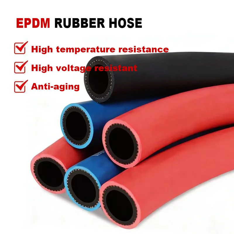 1Meter ID 6/8/10/12/13/16/19/22/25/32mm EPDM Rubber Hose Water Tank Hose High Temperature/pressure Resistant Truck Warm Air Hose