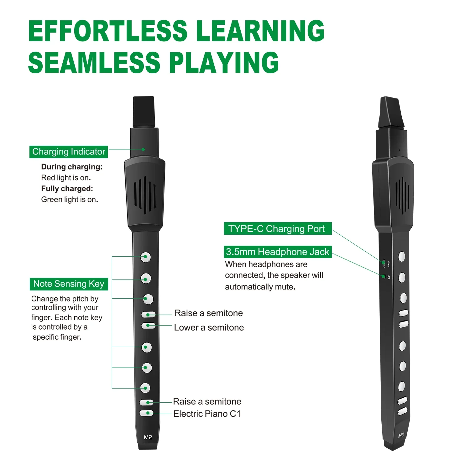 Electric Blow Tube 0-30 Levels Rotation Effect Automatic Vibration Rechargeable 1200mAh Battery Connect Headphones