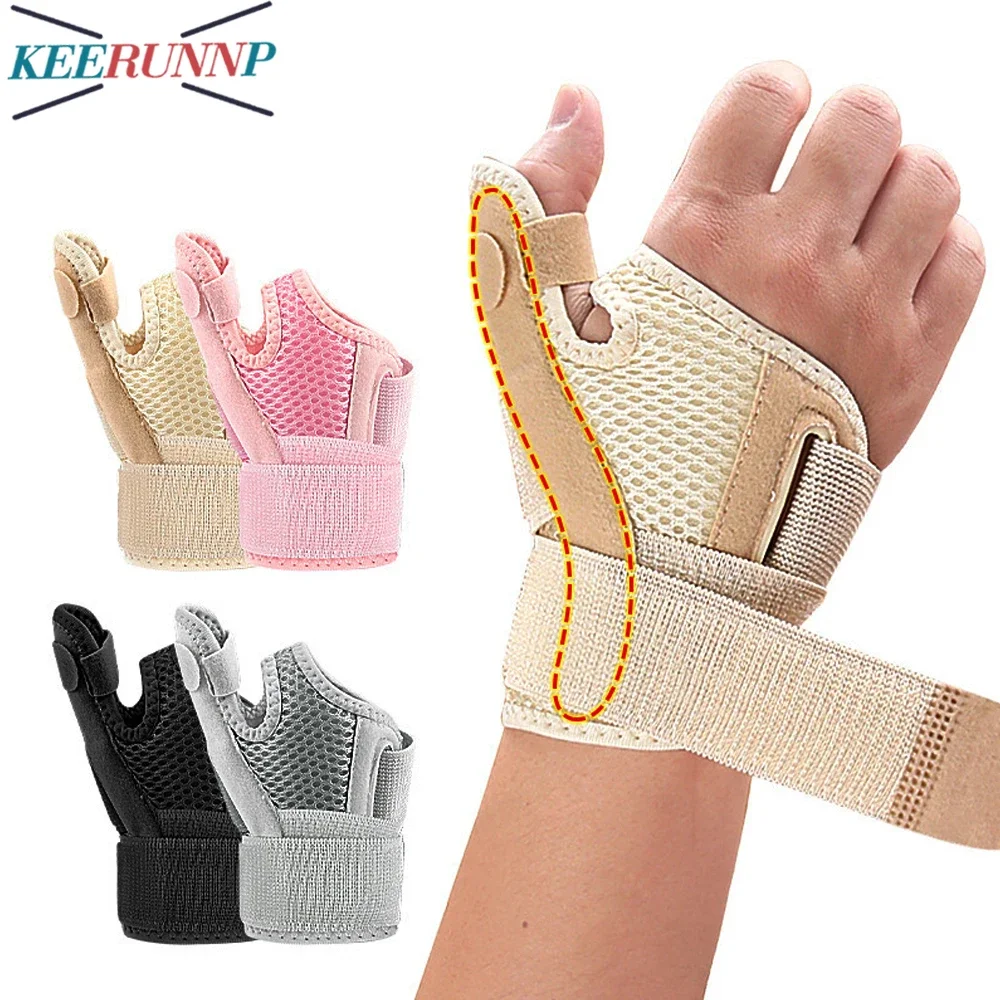 

1PCS Reversible Thumb & Wrist Stabilizer splint for BlackBerry Thumb,Trigger Finger,Arthritis,Sprained,Carpal Tunnel Supporting