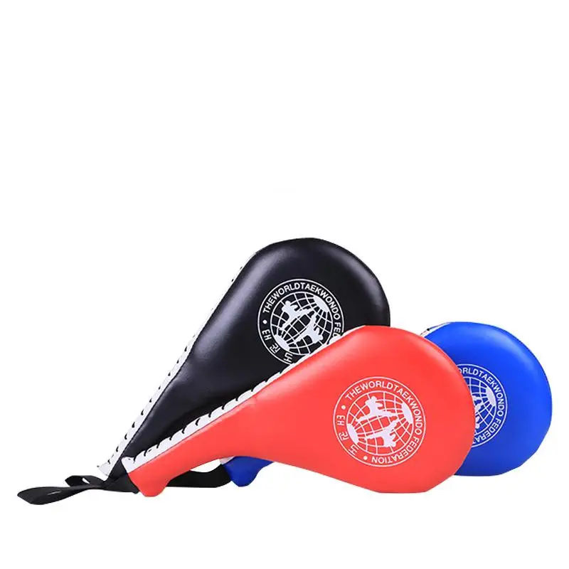 Taekwondo foot target double leaf children adult fitness boxing Sanda training chicken legs hit target hand boxing target target