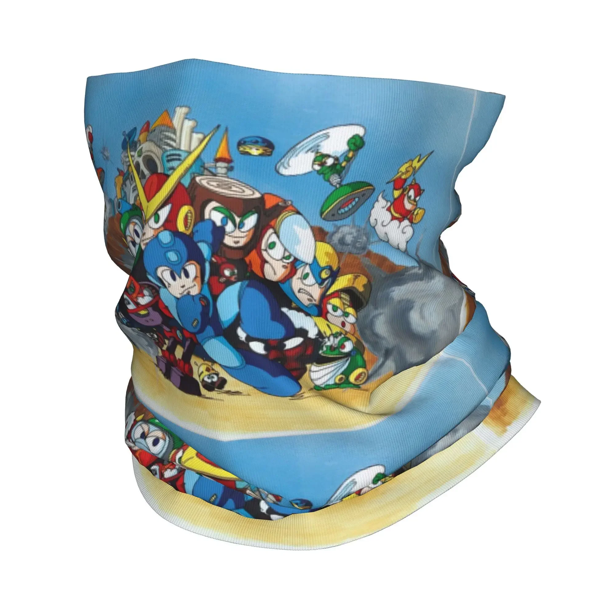 Classic Megaman 2 Bandana Neck Gaiter Printed Wrap Mask Scarf Multi-use Balaclava Cycling For Men Women Adult Windproof