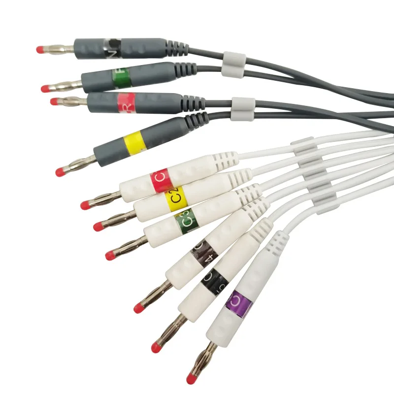 Compatible with  Zoncares ECG Machine Lead Wire 10 Lead EKG Cable with Banana 4.0 26 Pin Accessories