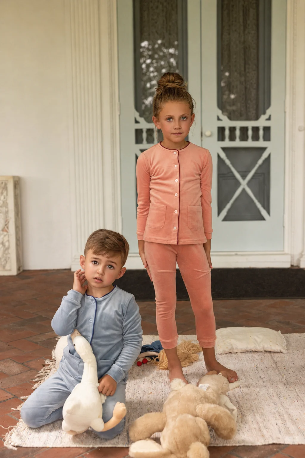 2026 Ali Plus autumn New Kids Velvet Set girl boy baby Fall  Winter Family Matching Outfits