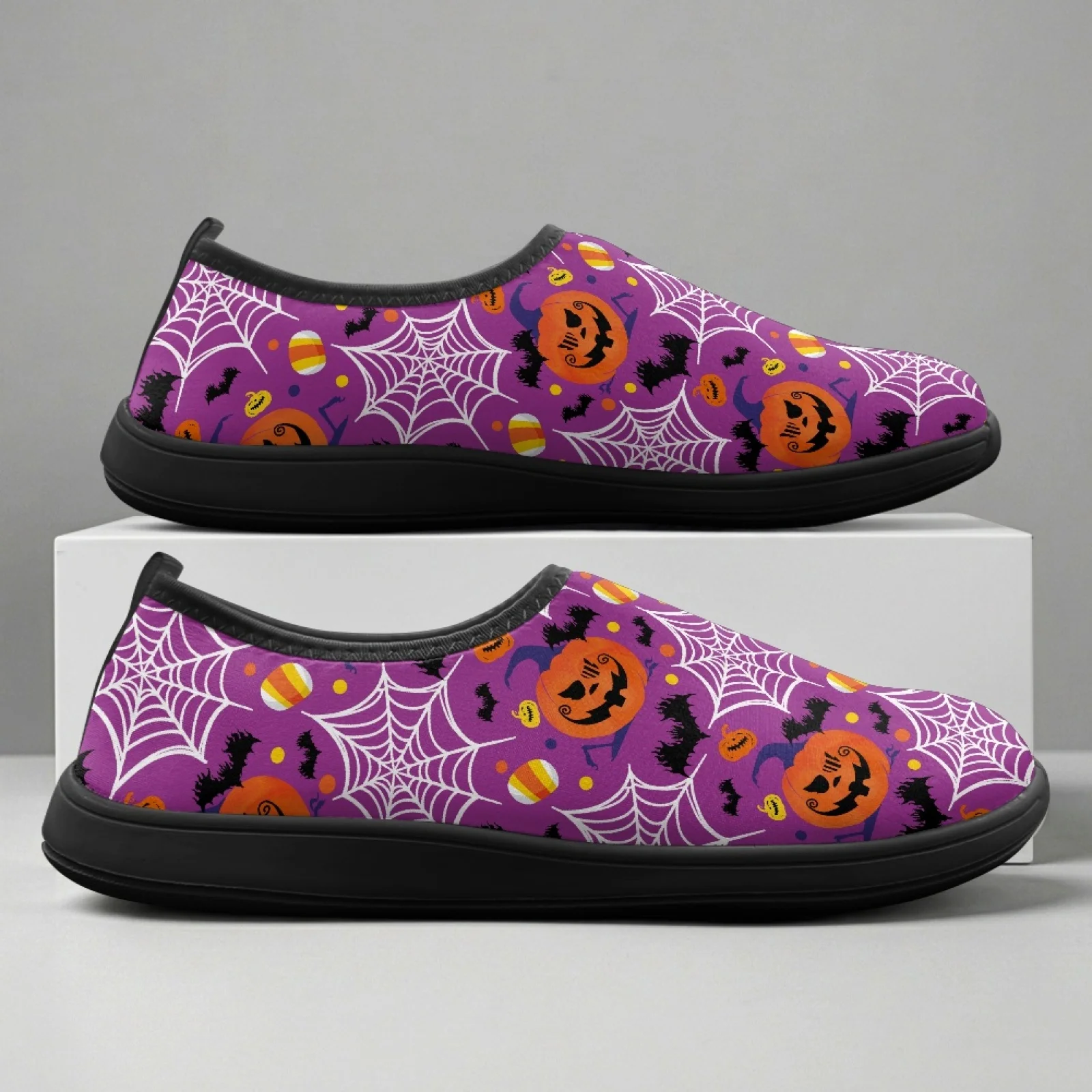 PENSTROLL Pumpkin Web New Arrival Walking Shoes for Men Casual Shoes for Wide Feet Humen Ultra Light Walking Sneakers