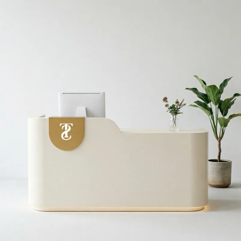 

Display Boutique Reception Desks Design Aesthetic Luxury Workstations Reception Desk Beauty Salon Empfangs Tresen Furniture