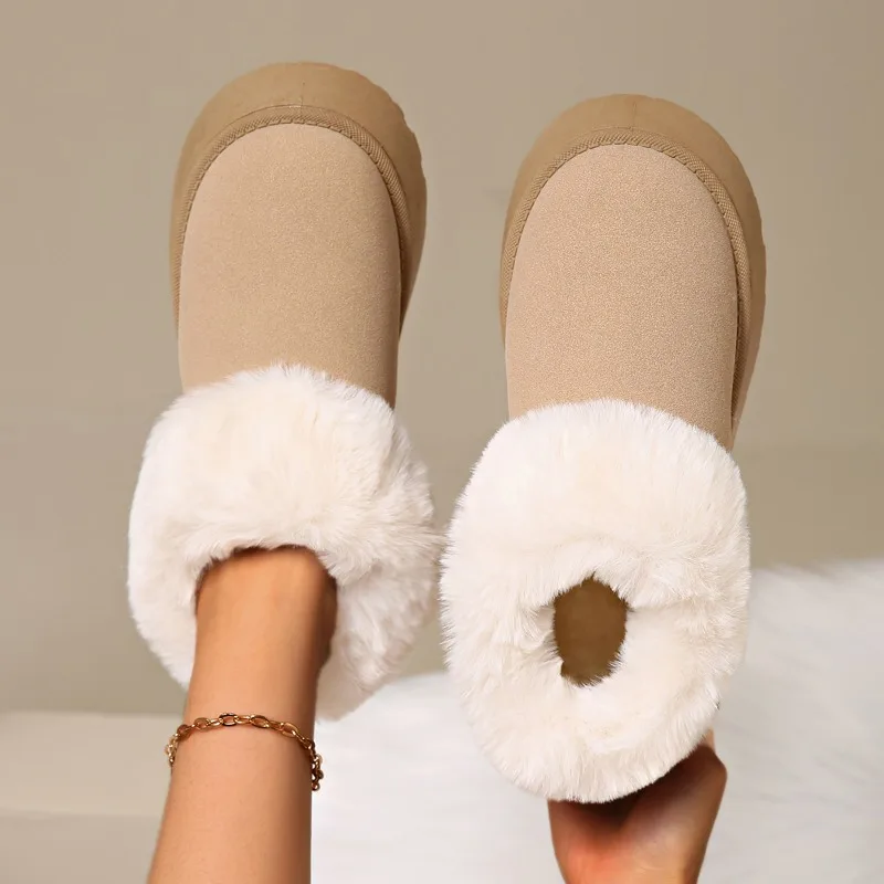 

2025 NEW Women's Autumn And Winter Cotton boots Thick And Soft Soles Outdoor Wear Comfortable And Warm Anti-slip