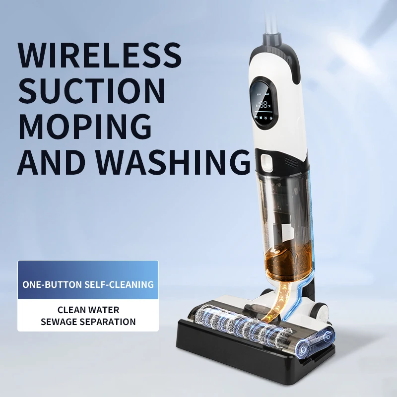 Wet and Dry Upright Cordless Wireless Water Vacuum Cleaner Home Handheld Vacuum with Base