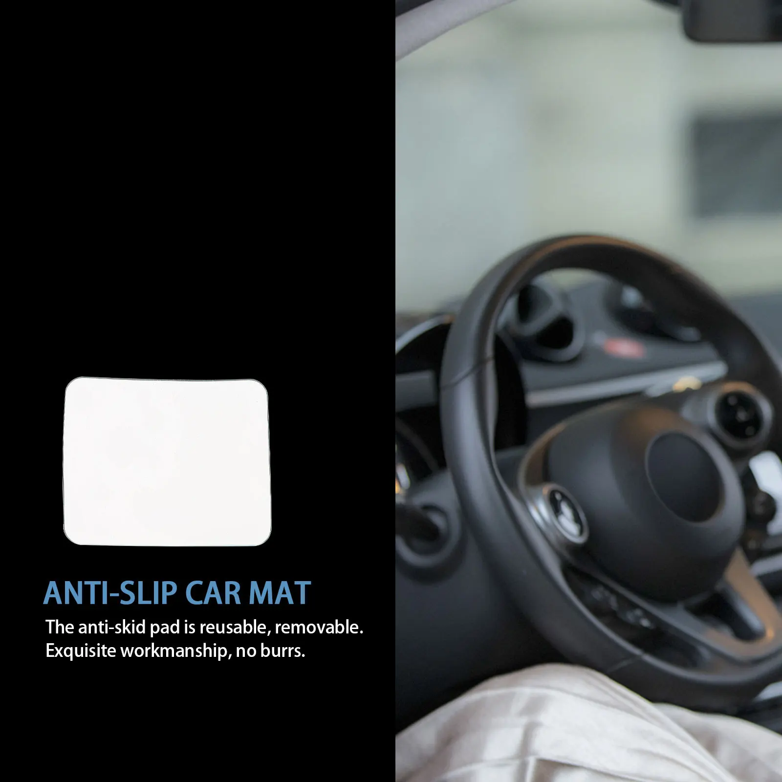 

10Pcs Anti-Slip Car Dashboard Mat Silicone Non-Skid Pad Phone Holder Mobile Stand Phone Navigation Mat Cellphone Cushion