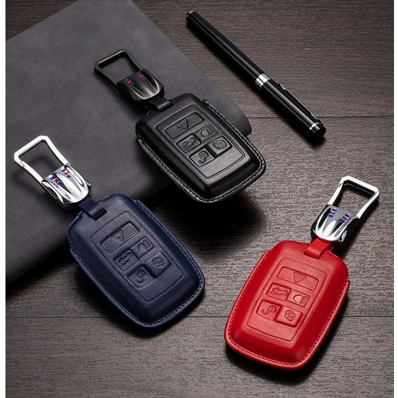 Etui-pour-cle-de-voiture-en-cuir-veritable-pour-land-rover-new-discovery-defender-discovery-4-discovery-sport