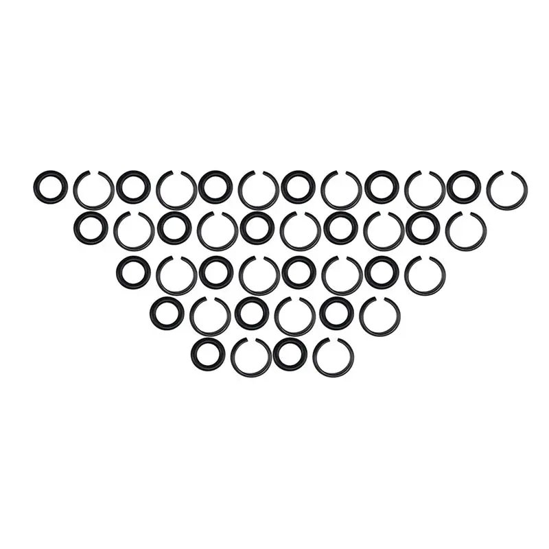 100 Set 3/8Inch Impact Retaining Ring Clip Square Drive Socket Retainer Ring With O-Ring For -B91B