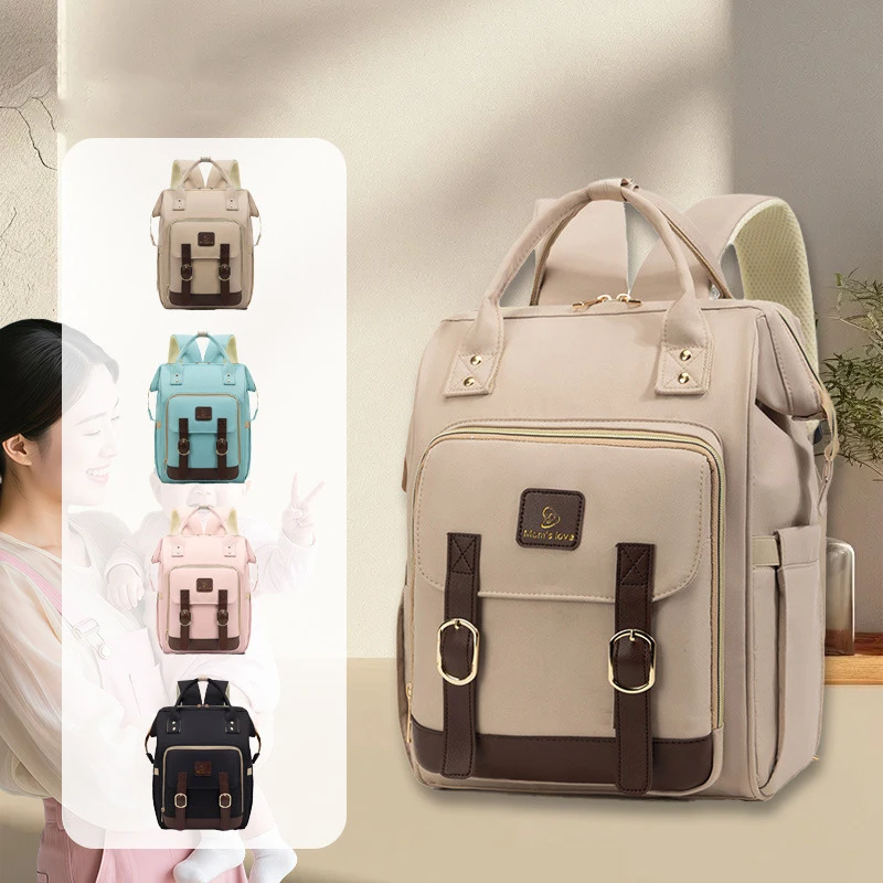 New Diaper Bag Backpack Travel Mommy Multifunction Waterproof Maternity Bag Baby Stroller Backpacks for Nursing Baby Essentials