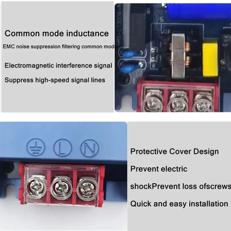 12V 24V LED Power Supply 45W 60W 100W 200W 300W 400W Ultra Thin AC/DC Driver Converter LED Transformer for LED Strip Lighting