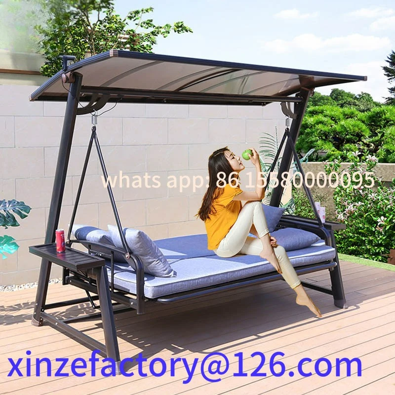 

Customizable Outdoor Garden Balcony Cast Aluminum Hammock Swing