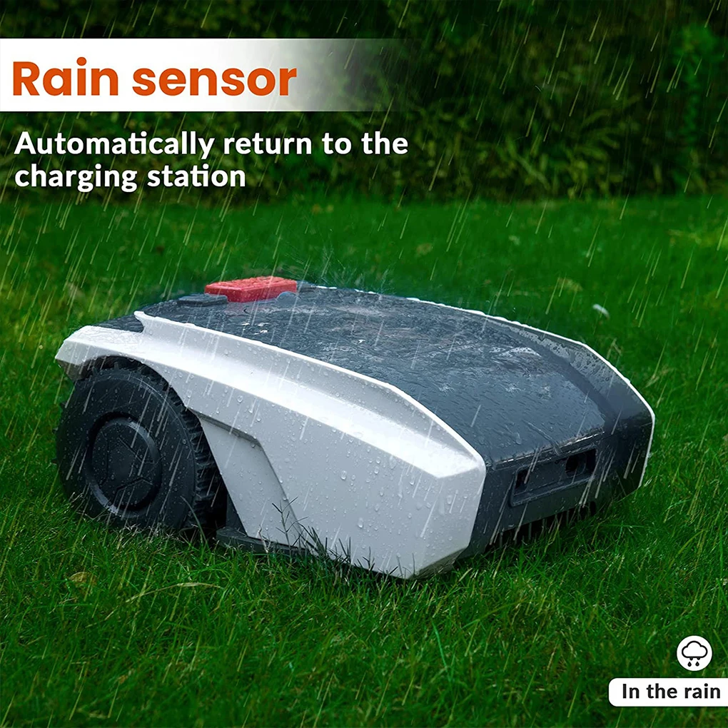 Smart Robotic Lawn Mower Home Garden Lawn Mower App-Controlled Custom Route Mowing Electric Robot for Garden