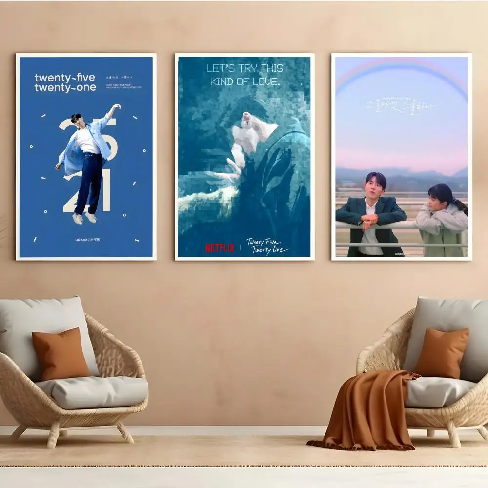 Korean TV Twenty Five Twenty One Poster HD Anime Hot Theme Singer/OST/Movie-Waterproof Self-Stick Home Decor