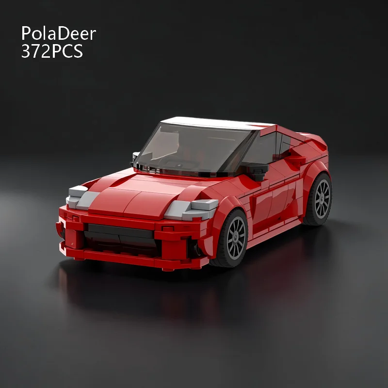 

PolaDeer 372PCS Creativity garage MOC GR86 Sports Car GT5S Building Blocks Assembly Model toy brick Children's Birthday Gifts