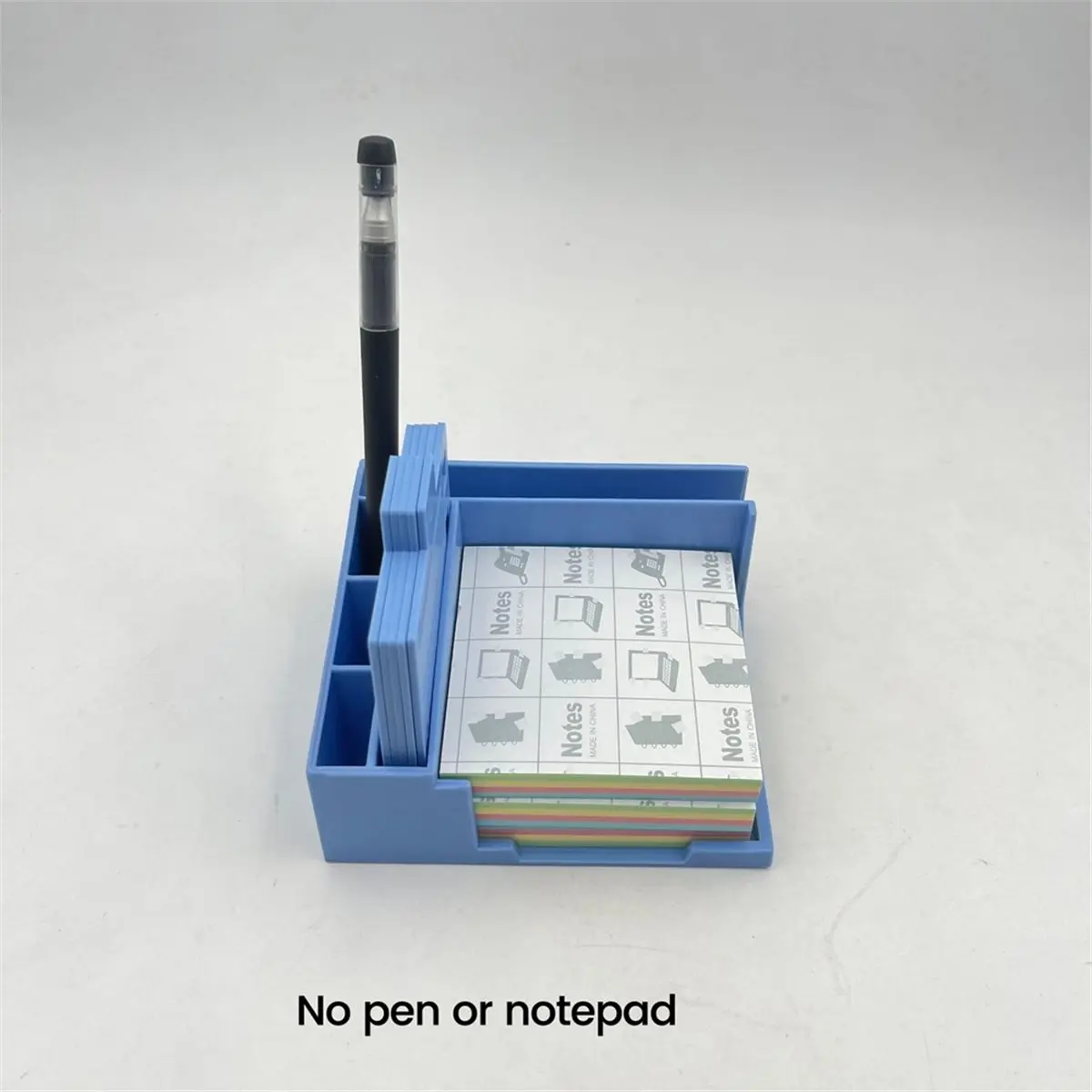 Eco-friendly Sticky Note Holder,for 3x3/ Sticky Note Stencil Dispenser with Template,Memo Pad Organizer