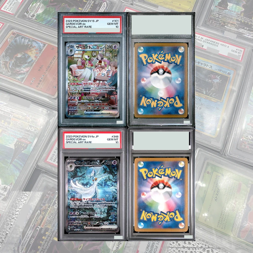 

Gardevoir Ex 101/078 SAR SV1S Scarlet Ex DIY Proxy PTCG Graded Collection Card GEM MT 10 Card Holographic Labels Child Gifts