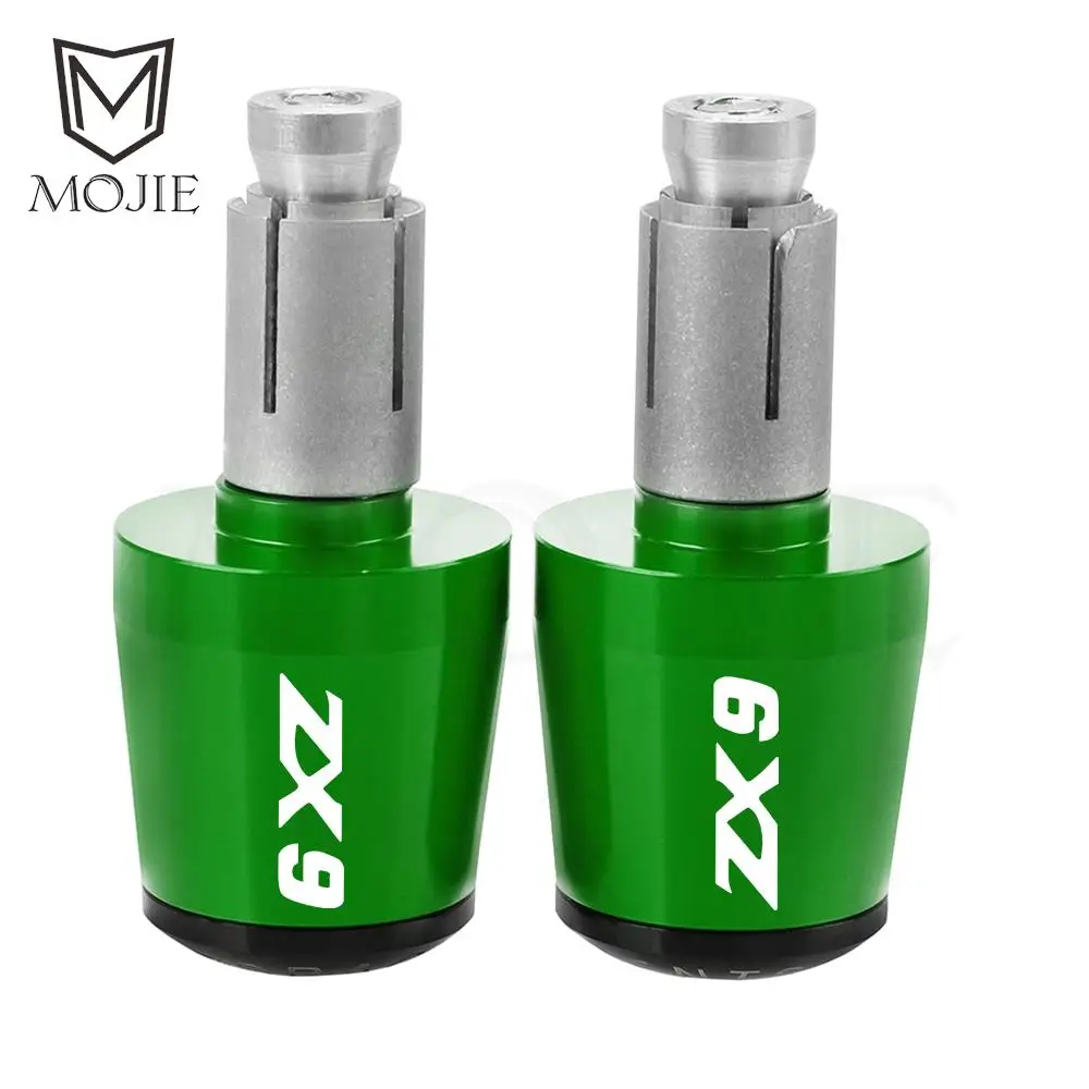 

Motorcycles Handlebar Grips Cap Weight PartsAnti Vibration Silder Plug Ends FOR KAWASAKI ZX9 ZX6 ZX6R ZX6RR ZX7R ZX7RR ZX10R 14R