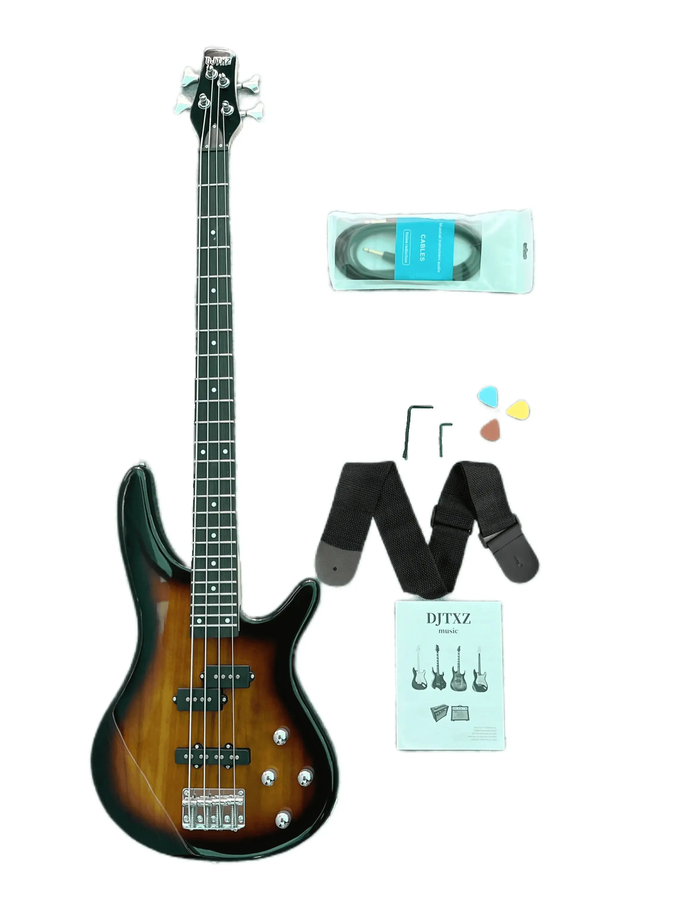 Nouveau Sunset couleur basse électrique Performance pratique basse