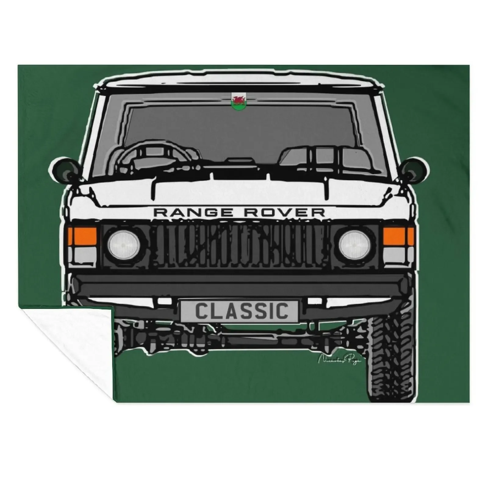 

Белое одеяло Old 4x4 Rover V8, красивое одеяло, одно мягкие одеяла