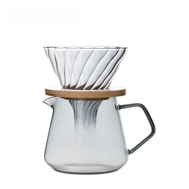 

Outdoor coffee set Combination coffee filter cup Hand brewed pot Fiber set Portable home