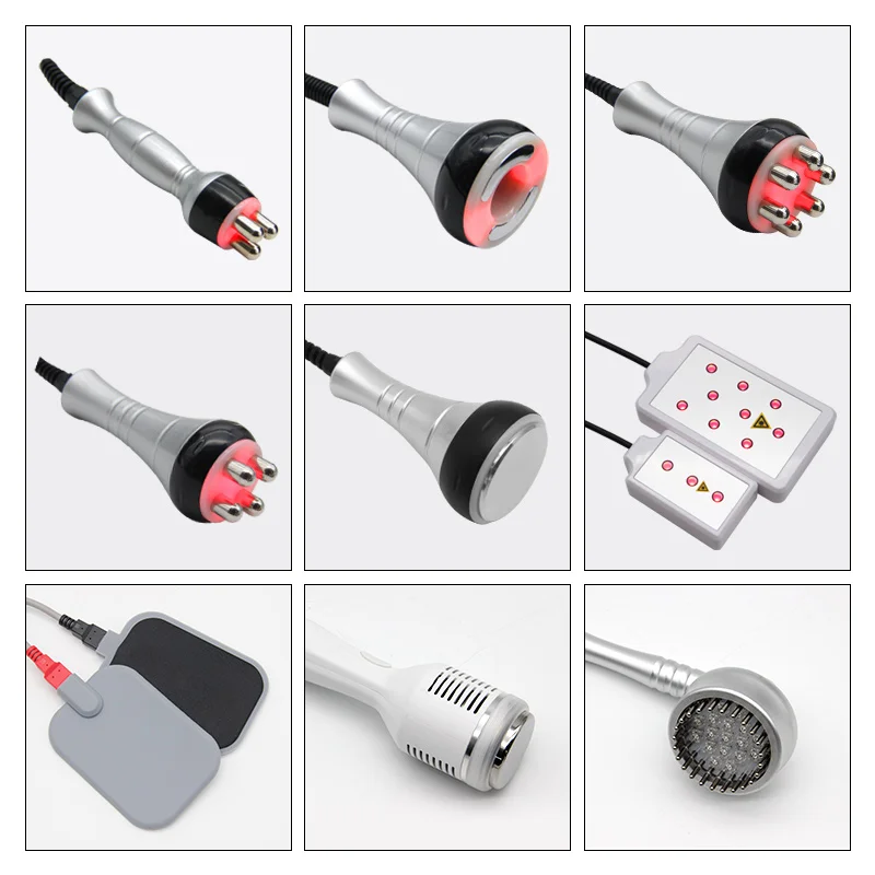 9 In 1 Vacuum Laser Radiofrequency 40K Slimming Ultrasonic Liposuction Cavitation Machine Skin Lifting Fat Burner Body Shape