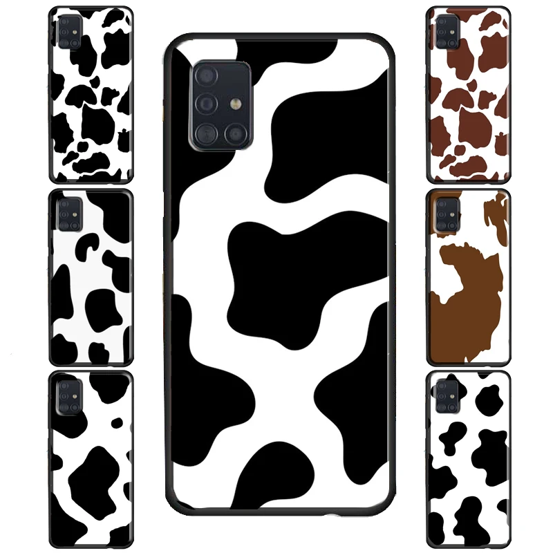 Spotted Cow Skin Print Case For Samsung Galaxy S20 FE S22 S21 Ultra S8 S9 S10 Note 10 Plus S10e Note 20 Ultra