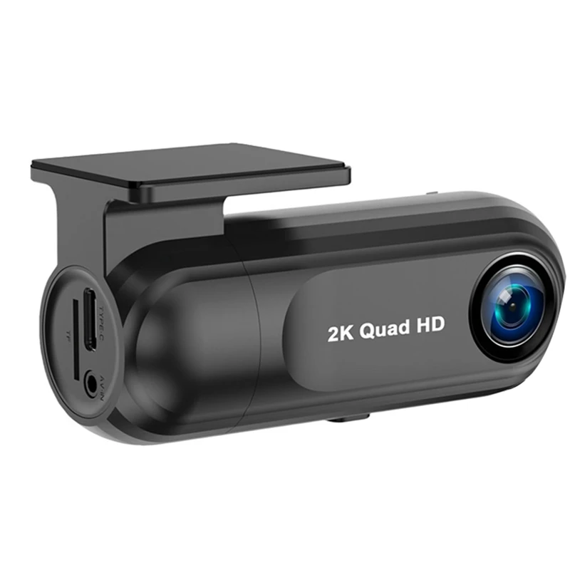 2.5K Car Dash Cam,Built-in WIFI,G-Sensor,Loop Recording,Night Vision,WDR,24H Parking Monitor,GPS Module,Drive Recorder-ELEC