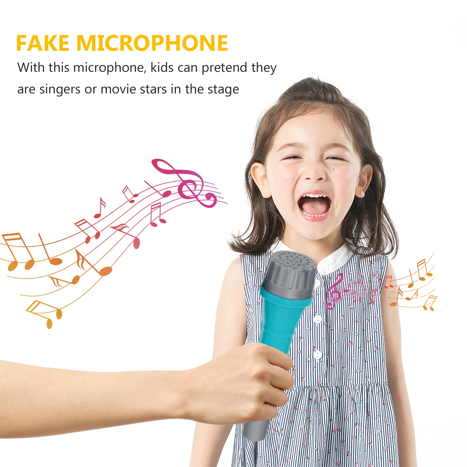 

10pcs Simulated Microphone Kids Educational Plaything Party Favors Gift For Birthday Dance Events Holiday Sing-Along Activities