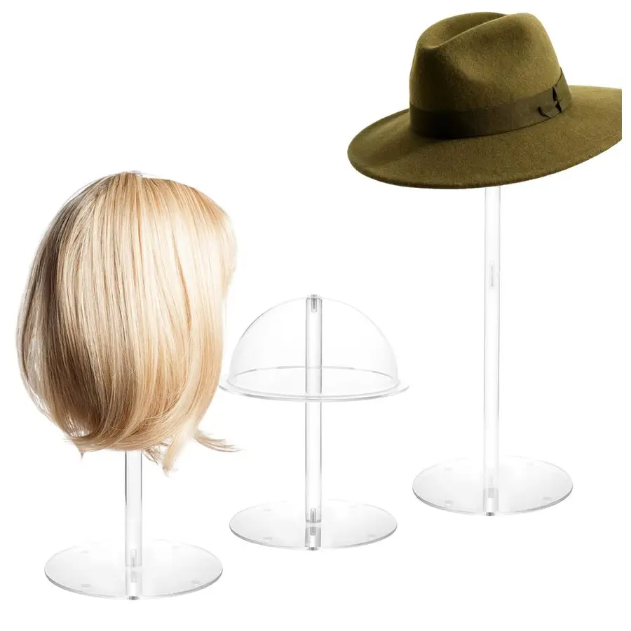 

Подставки для шляп для демонстрации, 3 комплекта 8, 13, 16, держатель для бейсбольной кепки с регулируемой высотой, прочная стойка для ковбойских шляп, дисплей для держателя парика