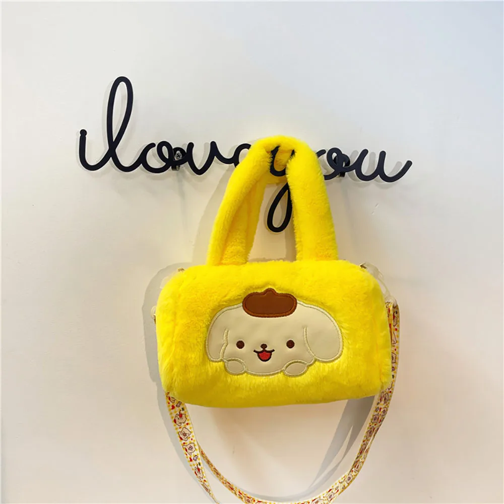 

Pom Pom Purin плюшевые сумки на плечо мультяшная сумка пушистая сумка-мессенджер детская портативная сумка Kawaii аниме рюкзаки праздничный подарок