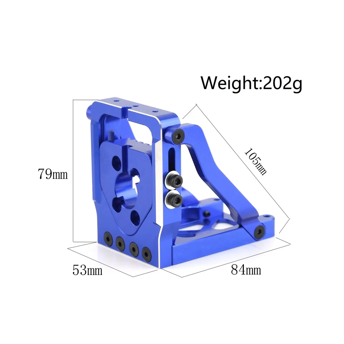 Metal Upgraded Motor Mount Seat Quick Dis embley for TRAXXAS 1/5 X-Maxx XMAXX 6S 8S 1/6 XRT RC Car Upgrades Parts, 3