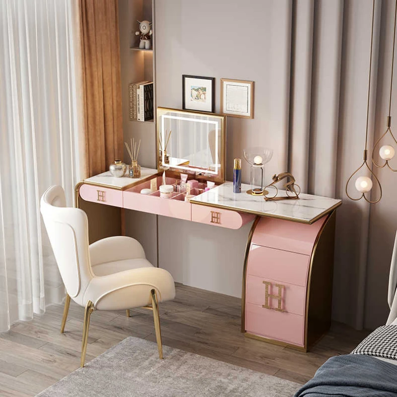 

Storage Luxury Dresser Professional Modern Drawer Mirrors Dressing Table Cabinet Luxury Penteadeiras De Maquiagem Furniture Home