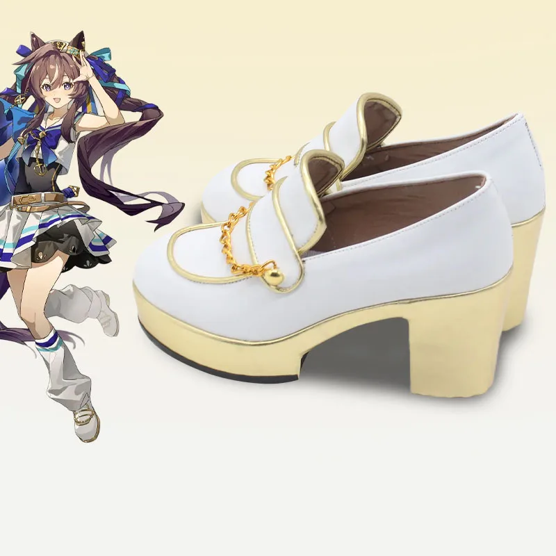 Game Pretty Derby Vivlos Cosplay Schoenen Laarzen Viburosu Voor Hallowmas Party Volwassen Vrouwen Mannen