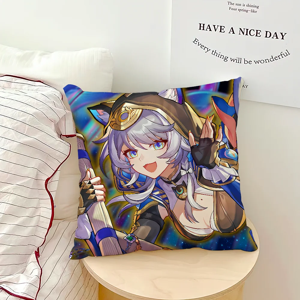 لعبة لطيف هونكاي ستار السكك الحديدية التشفير غطاء الوسادة مريحة لينة كيس وسادة ل أريكة غرفة المعيشة ديكور المنزل أغطية حماية