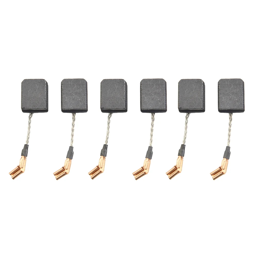 6PCS For-DEWALT Carbon Brushes Angle Grinder Graphite Brush For-DEWALT N421362 DWE4217 DWE4238 Power Tools Accessories