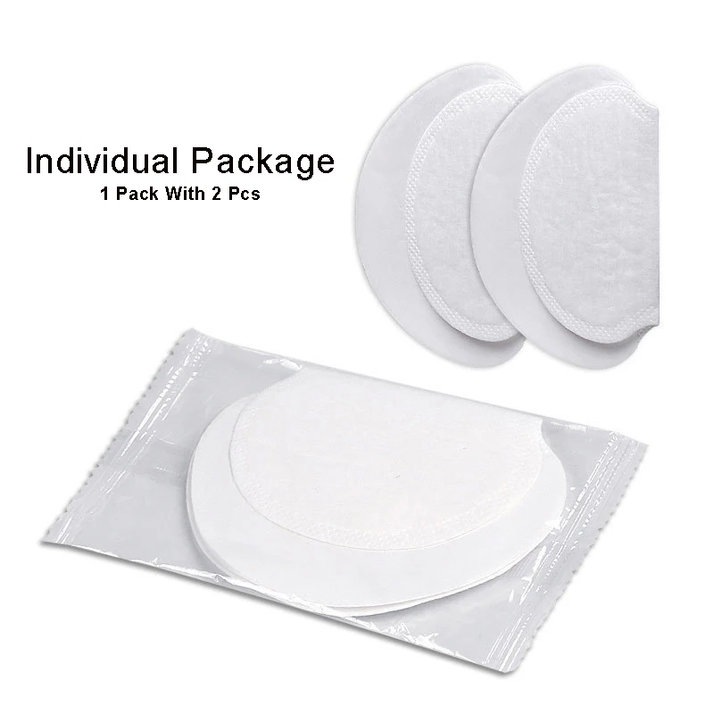 50 Pairs(100Pcs) Unisex Sweat Pads Summer Deodorants Disposable Anti Perspiration Armpits Stickers Patch Absorb Sweat Shield Pad