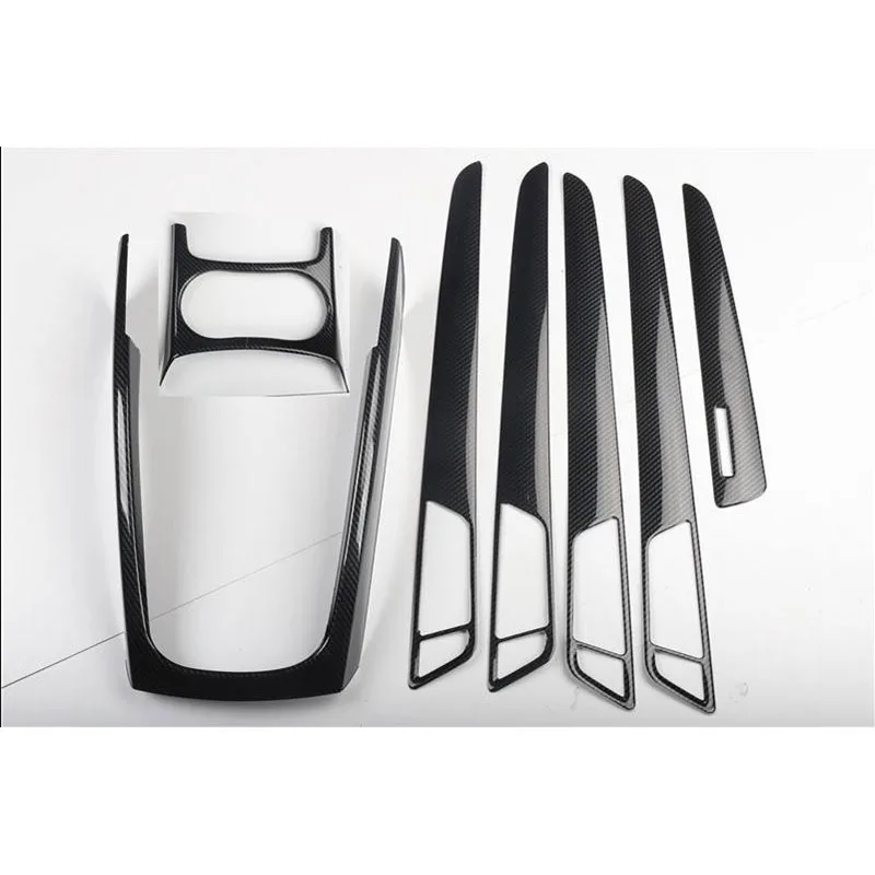 

Аксессуары для интерьера автомобиля из карбона для Audi Q5 2010-2018: декоративные накладки на панель переключения передач и дверные панели