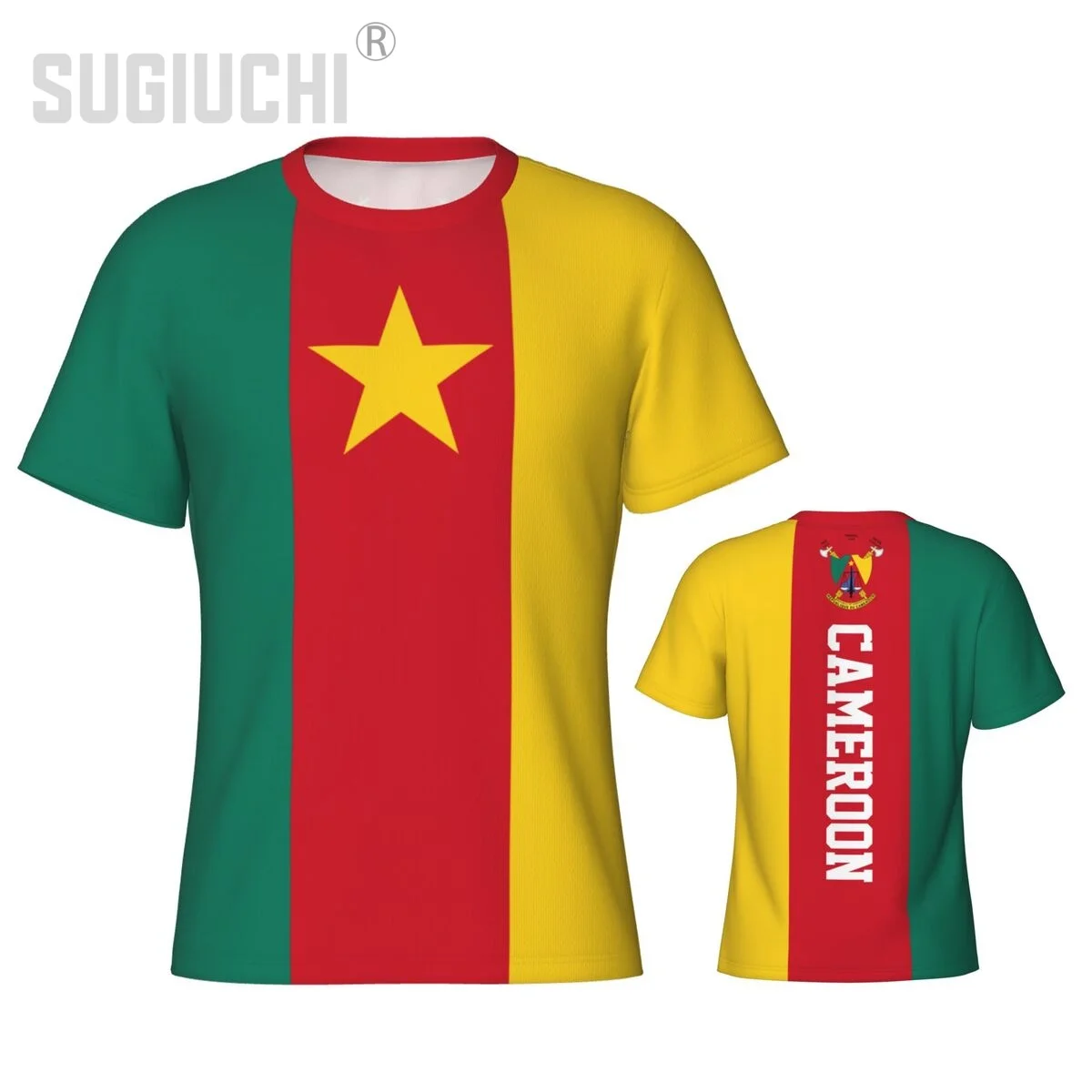 Tight Sports T-shirt Cameroon Flag Cameroonian 3D For Men Women Tees jersey Clothes Soccer Football Fans Gift Patriotic T shirt