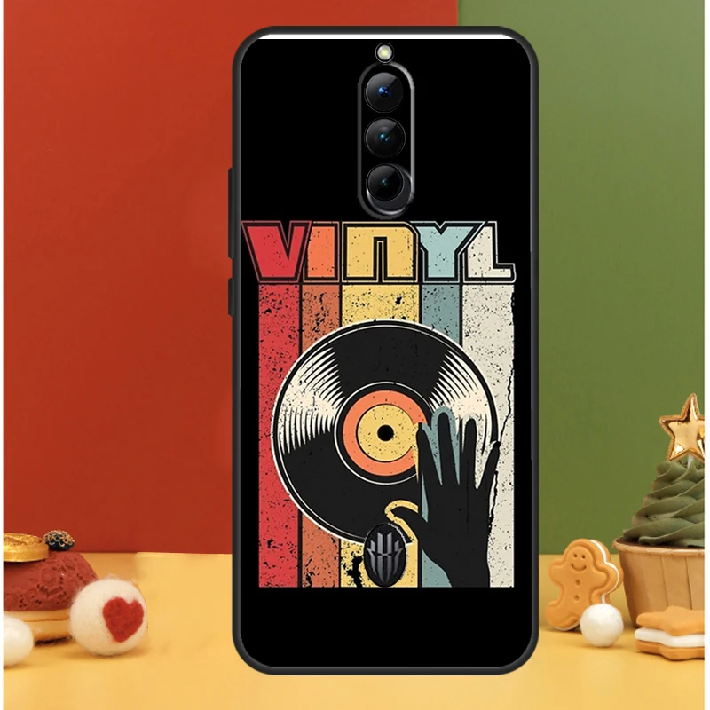 Vinyl DJ Record Art Case For ZTE Red Magic 9 8 8S Pro Plus Nubia Red Magic 6S 7S 6 7 Pro 6R 5S 5G Phone Cover