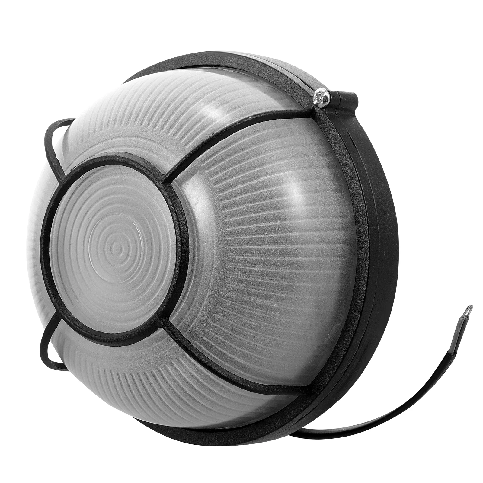 

Dust-proof Explosion-proof Lamp Black E27 Sauna Room Lighting Fixture Low-profile Shell Wall Light Replacement
