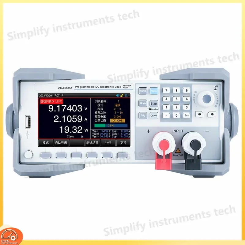 UTL8511A DC Electronic Load Tester Dynamic Current Power Supply Tester for Battery Testing Power Supply Evaluation and Load