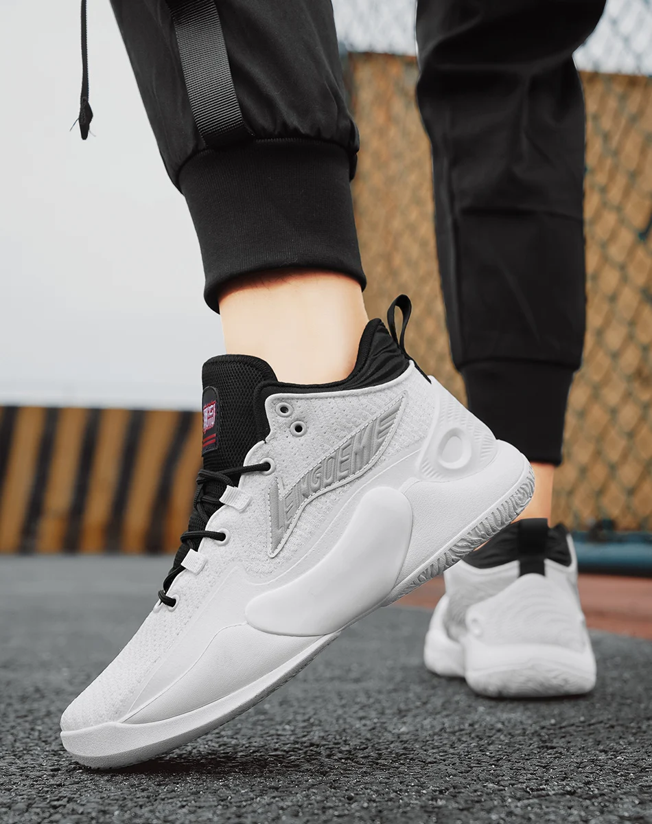 Men's and women's sports shoes Air cushioning upper Lightweight running and basketball sports shoes Couples' sports shoes