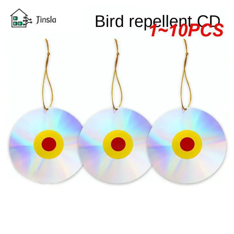 

1~10PCS Bird Repellent For Garden Courtyard Balcony Double-sided Laser Pigeons Woodpecker Garden Accessories Bird Repeller