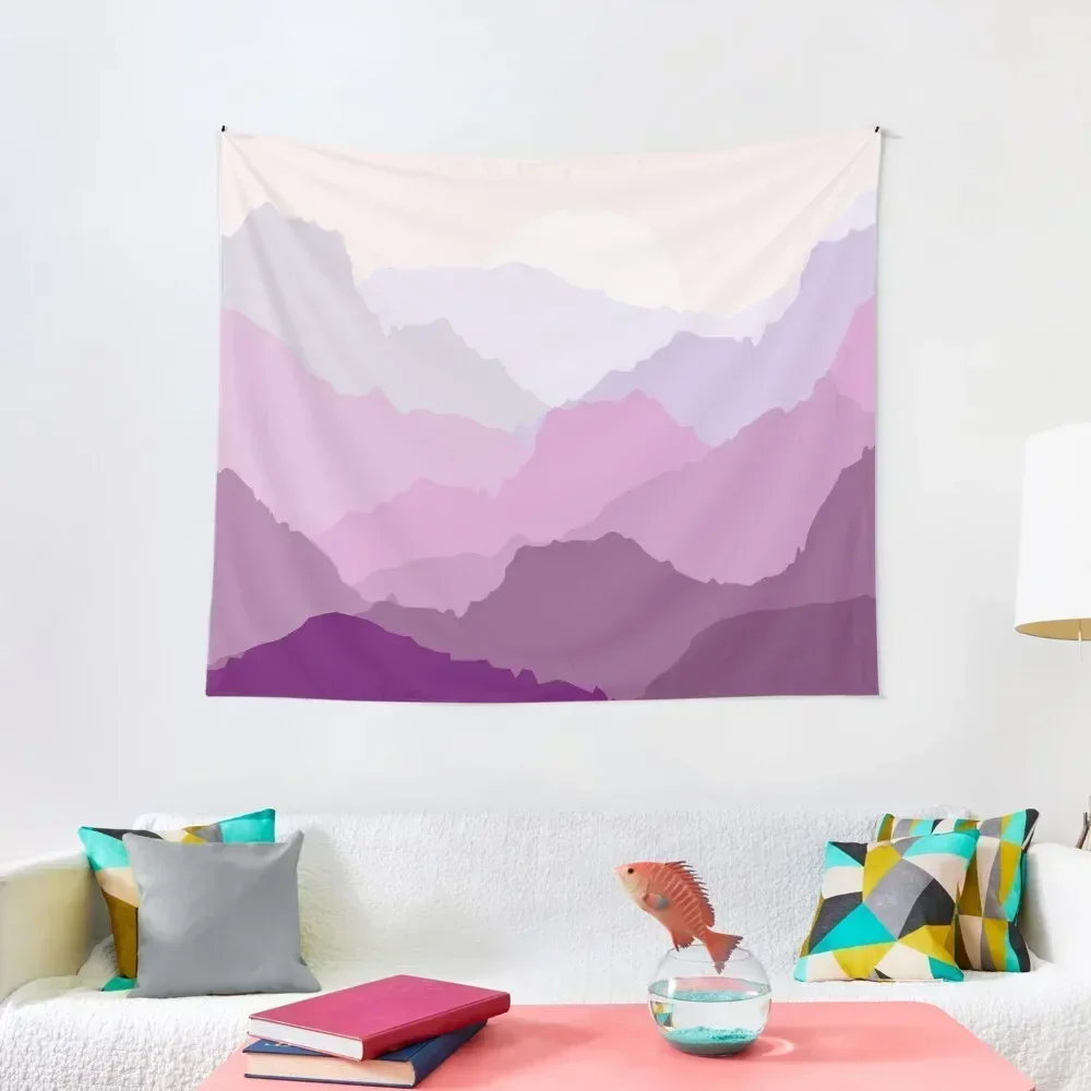 

Purple mountain sunrise Tapestry Funny Decorations For Your Bedroom Home Decorators Room Decor Tapestry