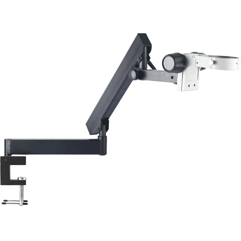 Microscope folding universal bracket 51.5mm desktop mounting interface stereo microscope arm bracket