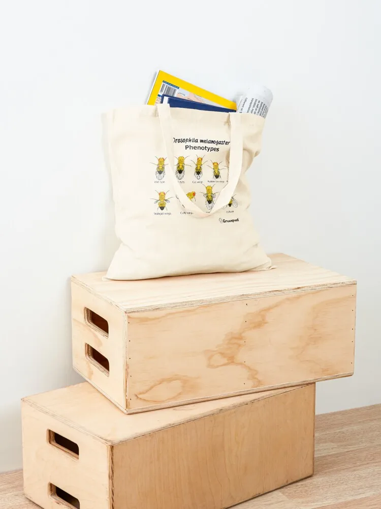 Drosophila melanogaster Phenotypes حمل حقيبة أكياس الحلوى كيس صب فام قماش stote حقيبة تسوق